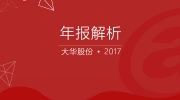 大華股份2017年報(bào)解析：保持高增長(zhǎng)精準(zhǔn)投入未來(lái)